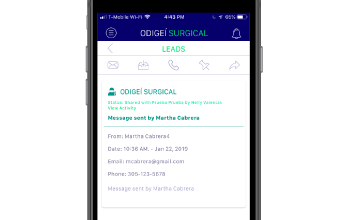 ODIGEÍ SURGICAL bring you the leads into your own smartphone